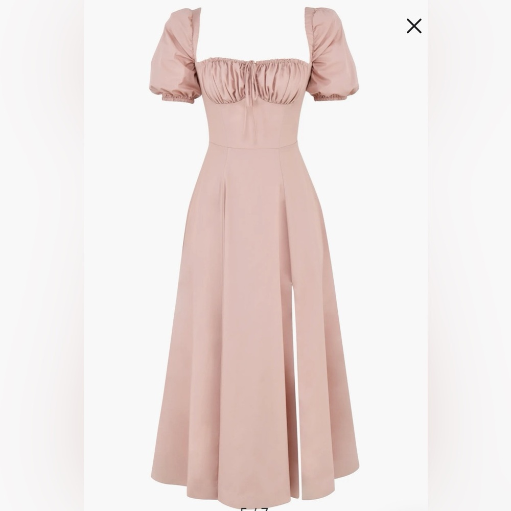 House of CB - Tallulah Puff Sleeve Midi Dress